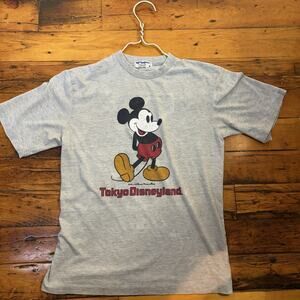 Vintage Single Stitch Mickey Mouse Tokyo Disneyland Shirt Size Medium Japan